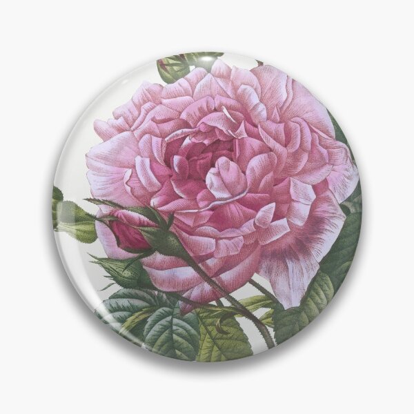 Item preview, Painted pink roses round stickers designed and sold by wavethreat.