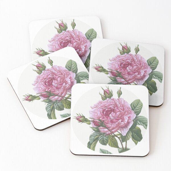 Item preview, Painted pink roses round stickers designed and sold by wavethreat.