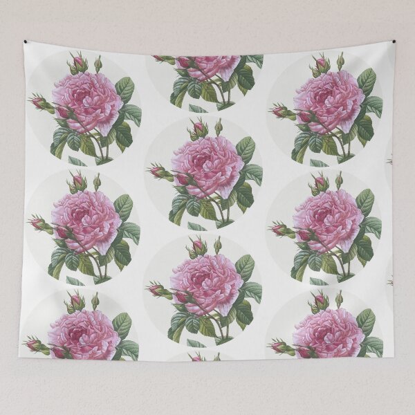 Item preview, Painted pink roses round stickers designed and sold by wavethreat.