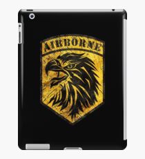 Airborne Shield Vintage Yellow iPad Case/Skin