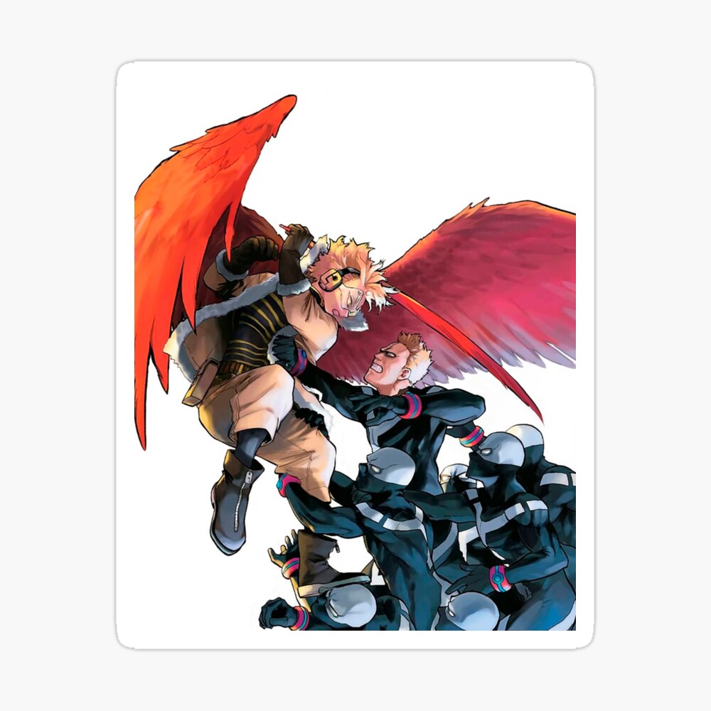 Hawks Twice My Hero Academia Poster By Aoidoi Redbubble