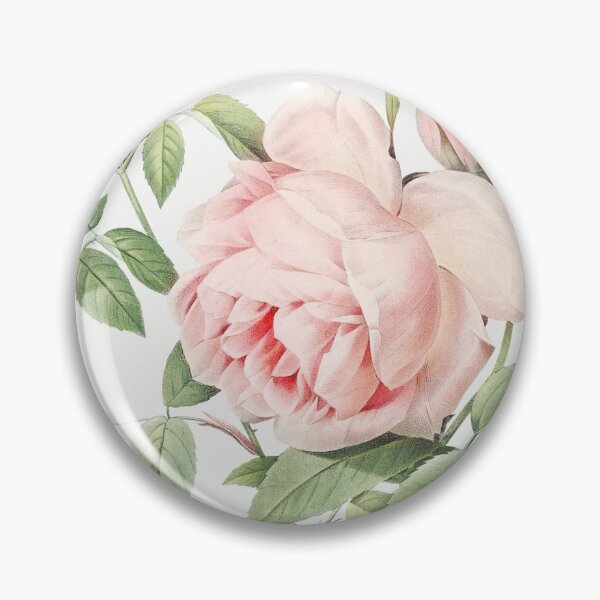 Item preview, Painted pink roses round stickers designed and sold by wavethreat.