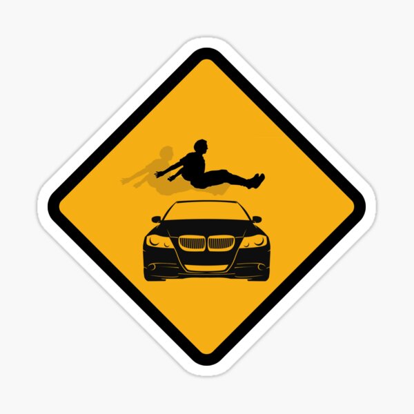 ⚠️⚠️ Parkour warning sign ⚠️⚠️ Sticker