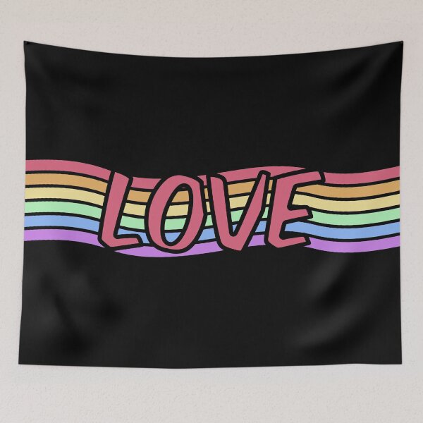 Item preview, love wins, love is love, love pride rainbow waves  designed and sold by FRKI-DIDI.