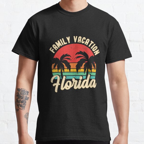 Vacaciones en familia en Florida. Camisa personalizada. Camisa de