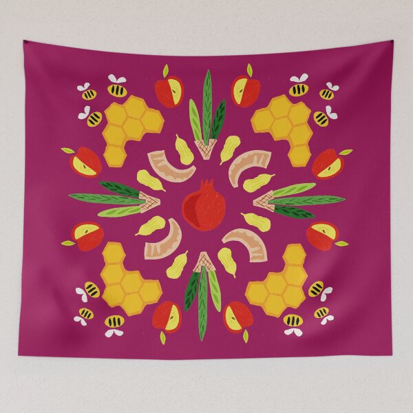 Item preview, Yomim Noraim Large Port Print designed and sold by TillaCrowne.