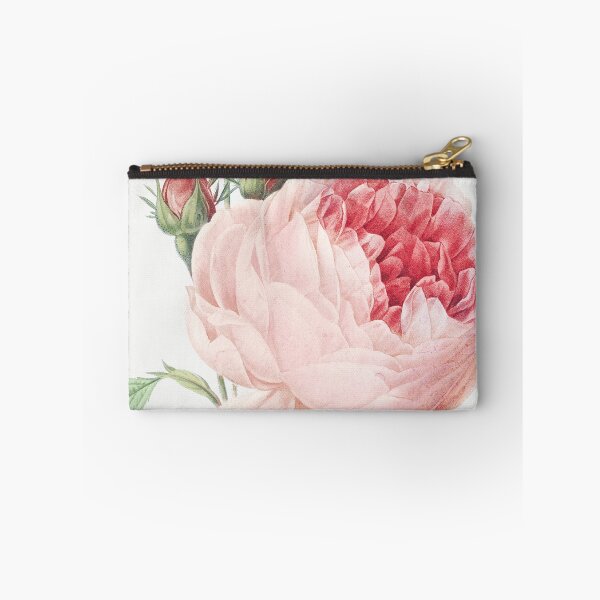 Item preview, Painted pink cabbage roses round stickers designed and sold by wavethreat.