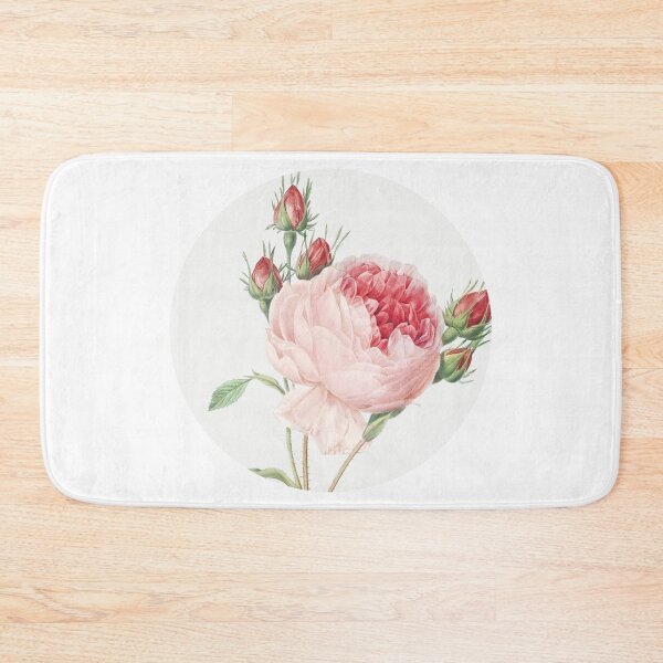 Item preview, Painted pink cabbage roses round stickers designed and sold by wavethreat.