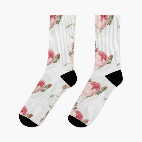 Item preview, Painted pink cabbage roses round stickers designed and sold by wavethreat.