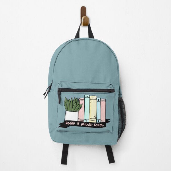 Item preview, Books and Plants Lover | Pastel Books Stack | Bookshelf with Plants designed and sold by scintillare.