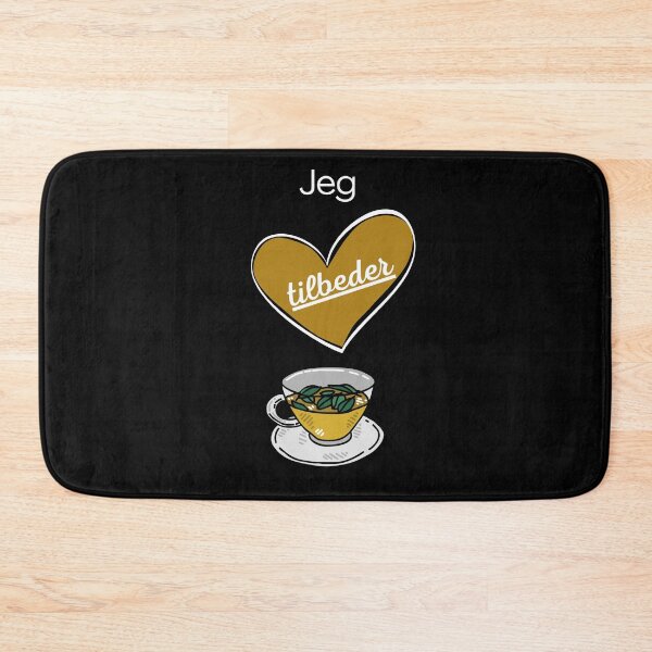 Item preview, (Design is in Danish) (På dansk) Jeg tilbeder te (I love tea) designed and sold by Cosmic-Ferret.