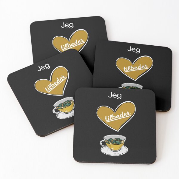Item preview, (Design is in Danish) (På dansk) Jeg tilbeder te (I love tea) designed and sold by Cosmic-Ferret.