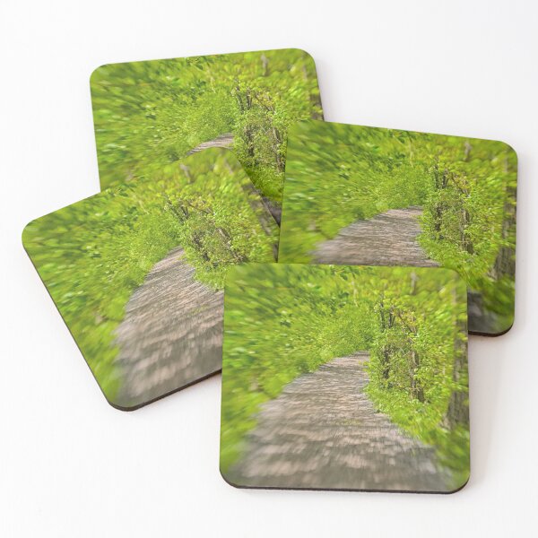 Item preview, path thorugh a sunny green tunnel designed and sold by xophotography.