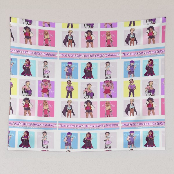 Item preview, Trans people don't owe you gender conformity designed and sold by smnius.