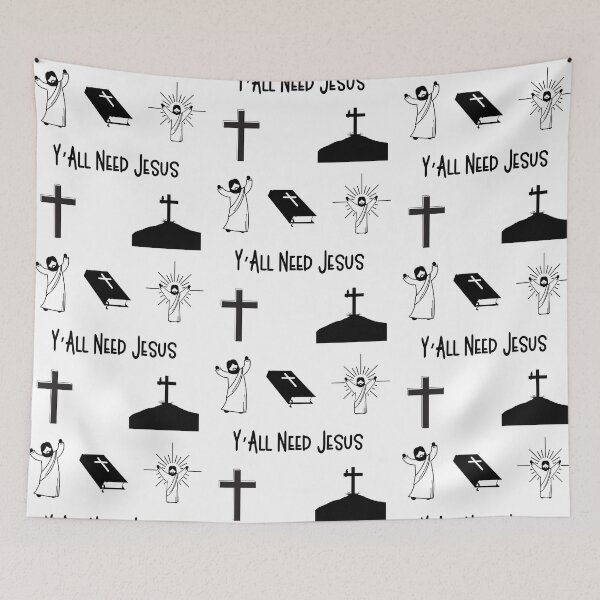 Item preview, YAll Need Jesus Sticker Pack designed and sold by SportyDogShop.