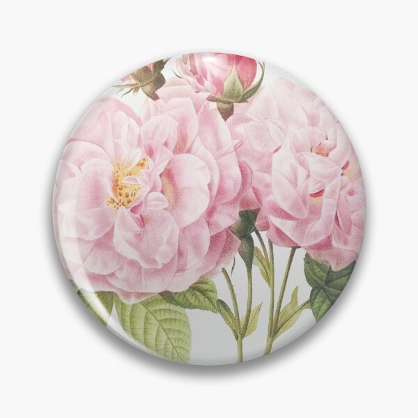 Item preview, Painted pink roses round stickers designed and sold by wavethreat.
