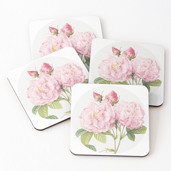 Item preview, Painted pink roses round stickers designed and sold by wavethreat.