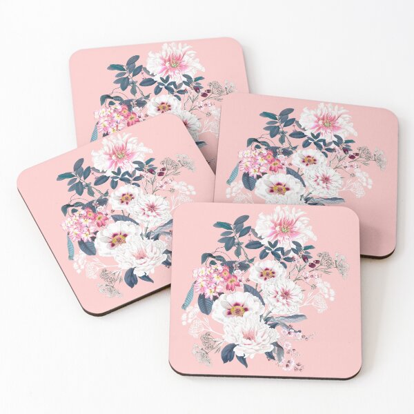 Artikelvorschau, Vintage Beauty Florals on Pink entworfen und verkauft von meggydesigns.