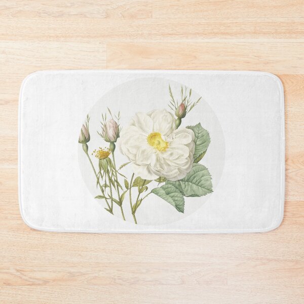 Item preview, Painted white roses round stickers designed and sold by wavethreat.