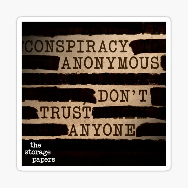 Conspiracy Anonymous Sticker