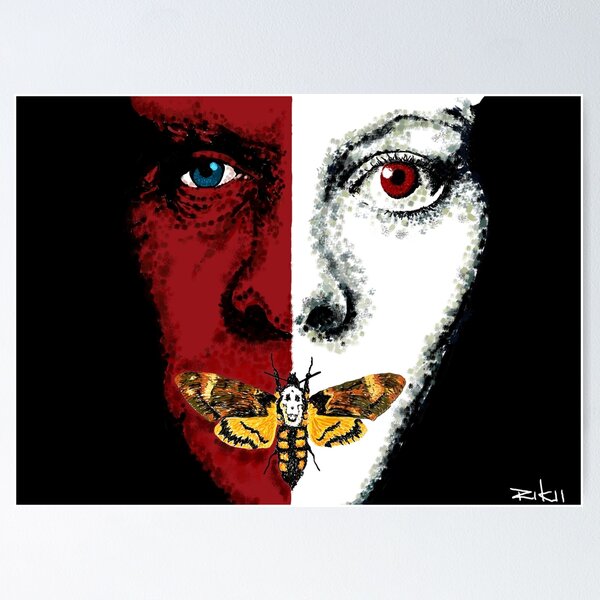 Item preview, Clarice & Hannibal  designed and sold by rikiiart.