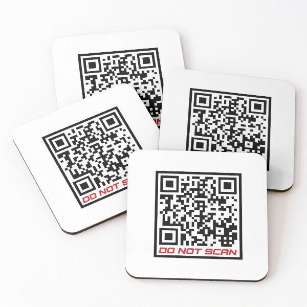 Item preview, Rick Roll Your Friends!   QR code that links to Rick Astley’s “Never Gonna Give You Up” YouTube music video designed and sold by ApexFibers.