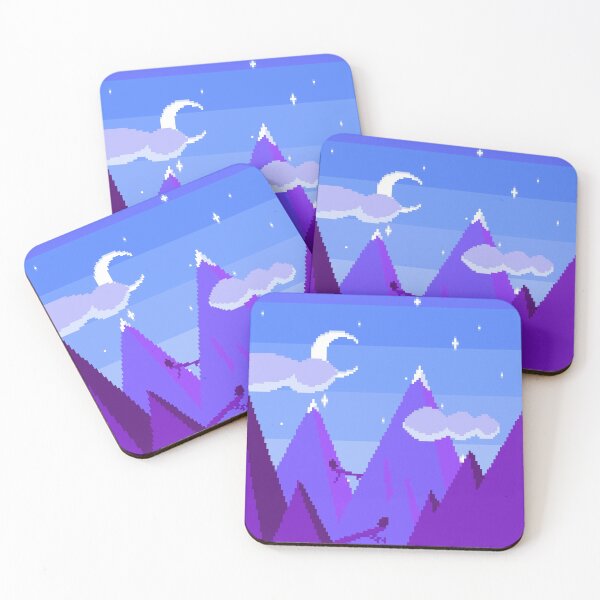 Item preview, Night Mountains Pixel Art designed and sold by VerticalTakeoff.