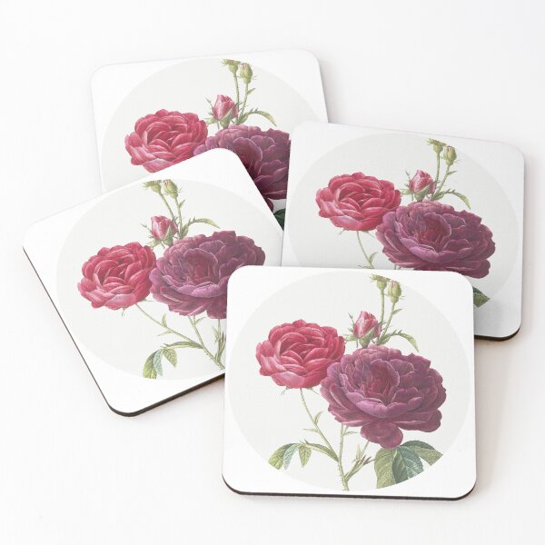 Item preview, Painted purple roses round stickers designed and sold by wavethreat.