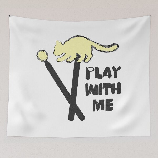 Item preview, Cat and Ball Playing Stick designed and sold by emhoteb.