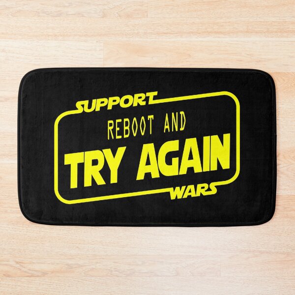 Item preview, Support Wars - Reboot and Try Again designed and sold by cfspider.