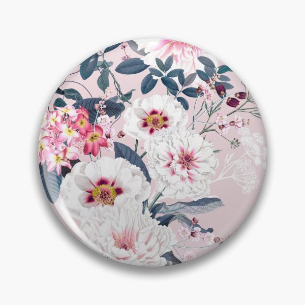 Item preview, Vintage Beauty Florals on Soft Pink designed and sold by meggydesigns.