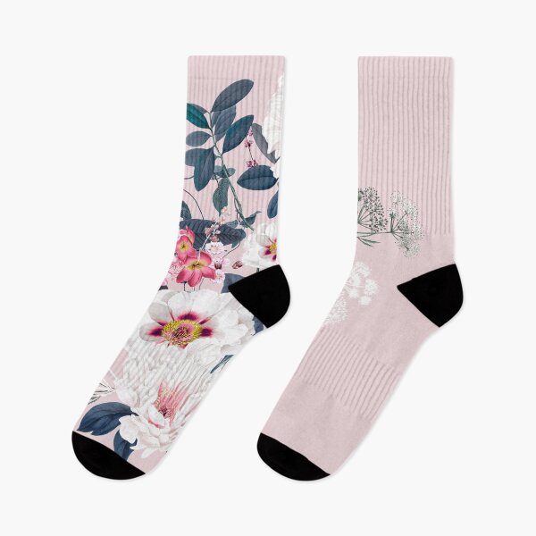 Item preview, Vintage Beauty Florals on Soft Pink designed and sold by meggydesigns.