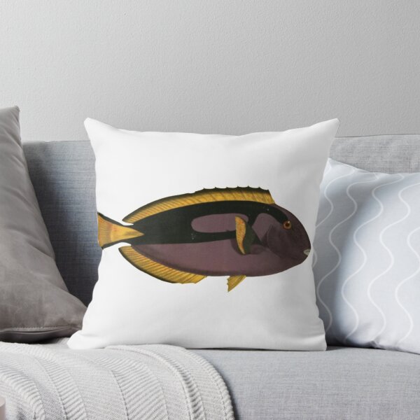 Item preview, Tropical blue tang fish illustration  designed and sold by TrippyEarth.