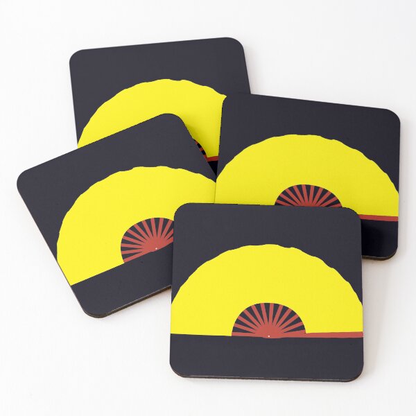 Item preview,  of kung fu fan red yellow  designed and sold by elvadragon.