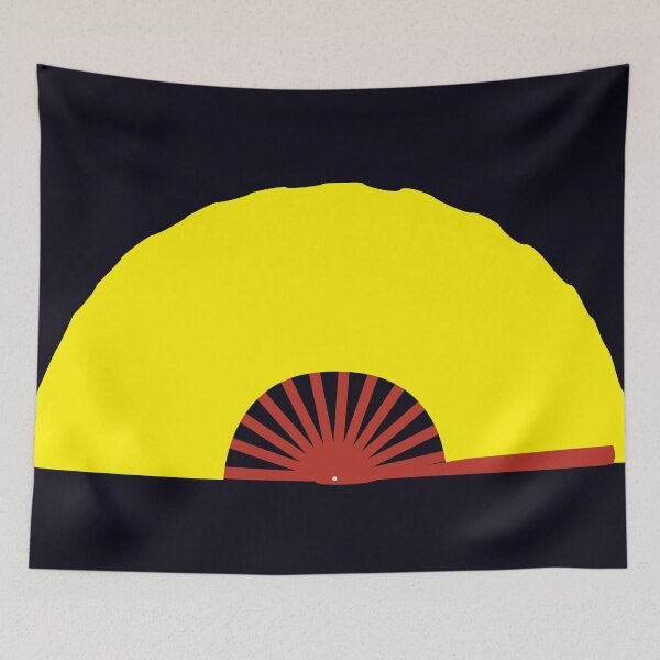 Item preview,  of kung fu fan red yellow  designed and sold by elvadragon.