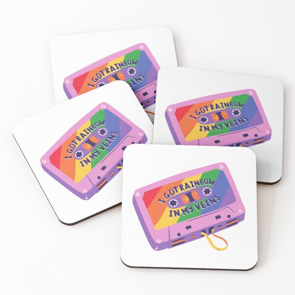 Item preview, LGBTQ+ I've Got Rain-Bow in my Veins  designed and sold by Sea  Biscuit.