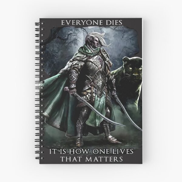 Item preview, Dungeons and Dragons Drizzt Do’urden Everyone Dies  designed and sold by RethaLockman.