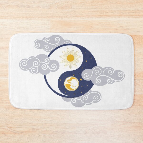 Item preview, Sun & Moon Yin Yang, Day & Night, Dark & Light designed and sold by JonnaKelley.