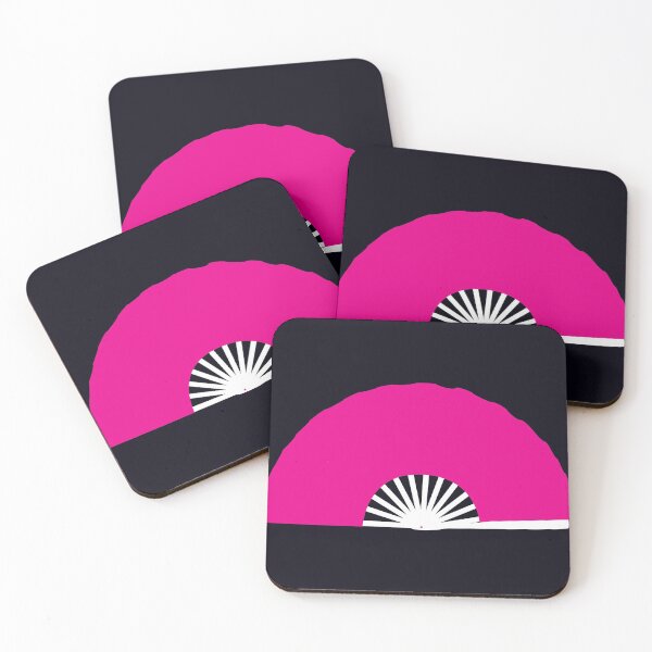 Item preview, Copy of  of kung fu fan white magenta designed and sold by elvadragon.