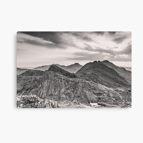 Item preview, Evening - Sgurr a' Choire-bheithe from Sgurr Airigh na Beinne, Knoydart designed and sold by ScotLandscapes.