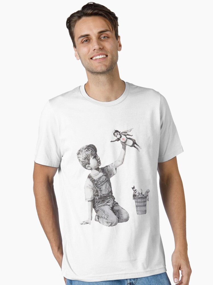 Thumbnail 1 of 7, Essential T-Shirt, BANKSY Superhero Nurse Classic T-Shirt designed and sold by JalonJohnson.