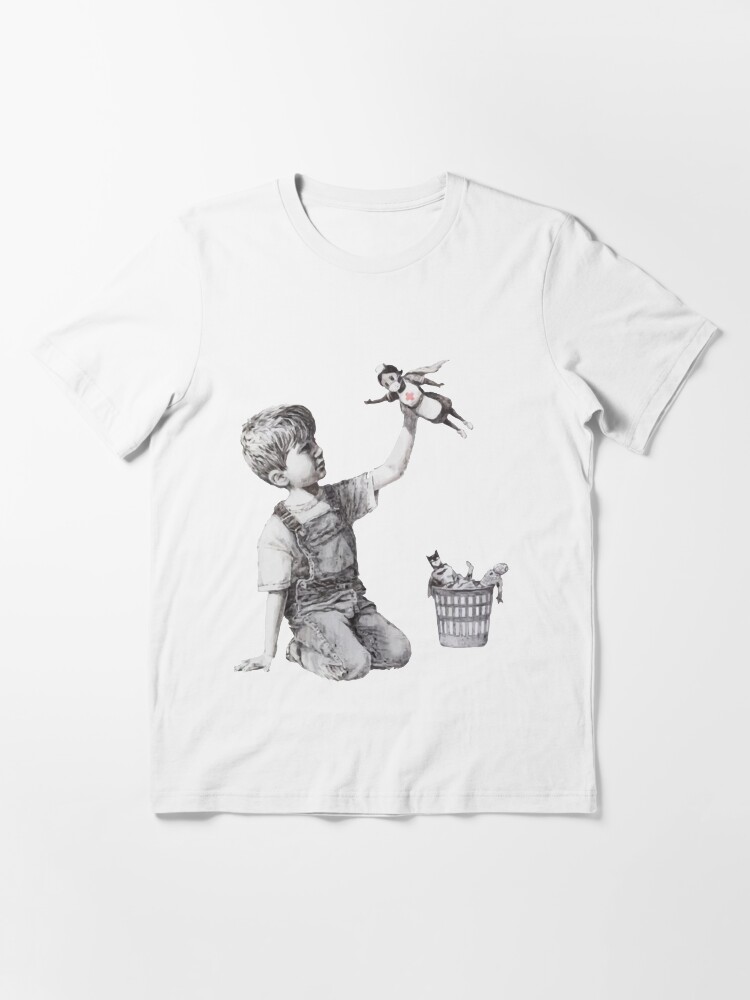 Thumbnail 3 of 7, Essential T-Shirt, BANKSY Superhero Nurse Classic T-Shirt designed and sold by JalonJohnson.