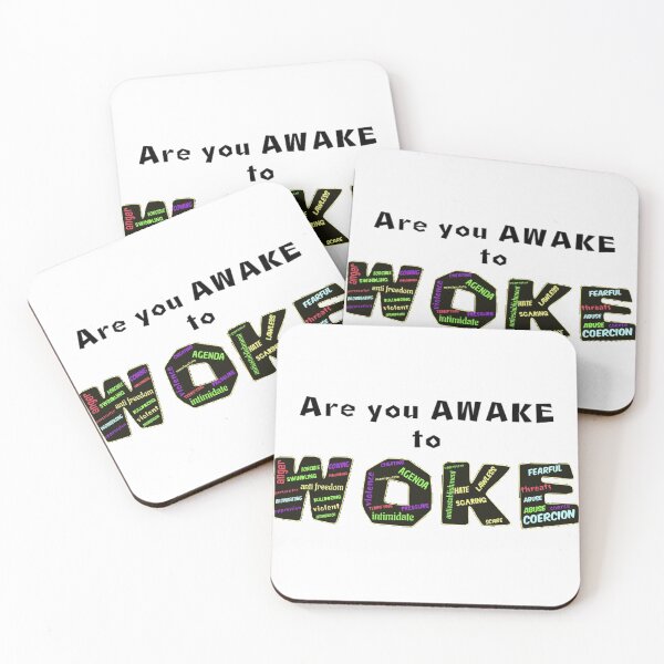 Item preview,  ANTI WOKE QUOTE, AWAKE TO WOKE SIGN designed and sold by enigma3a.