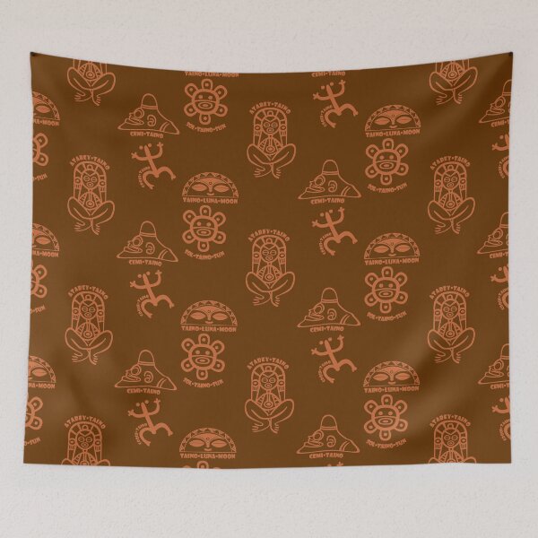 Item preview, Puerto Rico Tainos Coqui Cemi Atabey Taino Sun & Moon Brown Names designed and sold by byDarling.