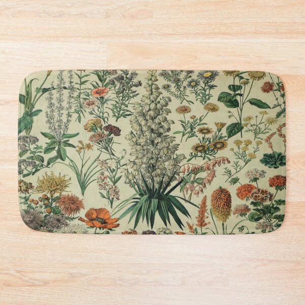 Item preview, Adolphe Millot Fleurs 2 - Vintage Floral Identity Illustration designed and sold by molamode.
