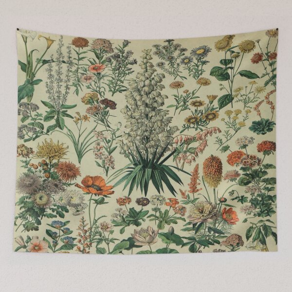 Item preview, Adolphe Millot Fleurs 2 - Vintage Floral Identity Illustration designed and sold by molamode.