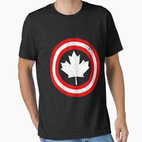 Captain Canada (White Leaf) Essential T-Shirt Essential T-Shirt