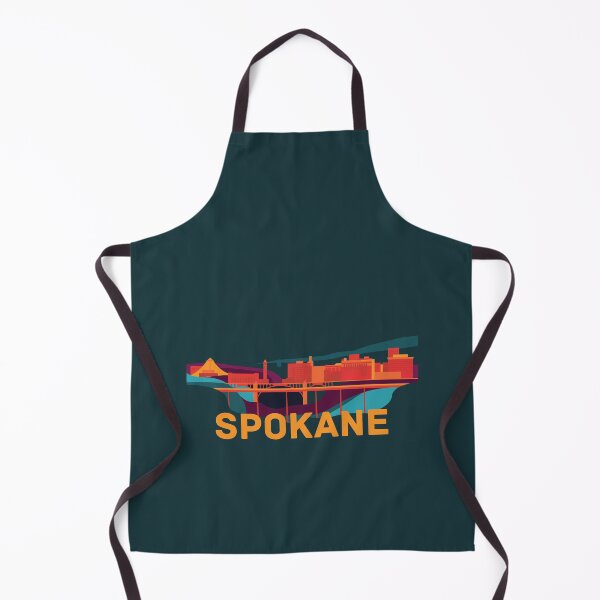 Item preview, Abstract Spokane Cityscape designed and sold by SkySlate.