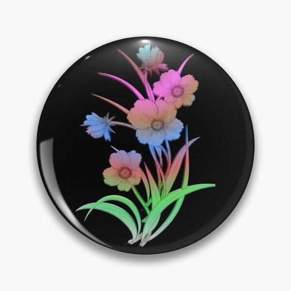 Item preview, Simple Multi Colors Flower Art Design designed and sold by Zareen Sayyed.