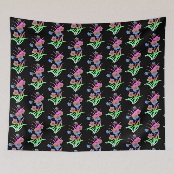 Item preview, Simple Multi Colors Flower Art Design designed and sold by Zareen Sayyed.
